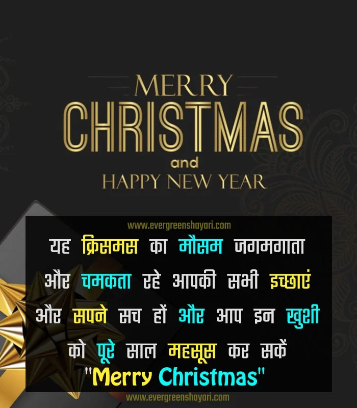 Merry Christmas Wishes 2023 - Christmas Wishes in Hindi 18 Wishes for Christmas Hindi