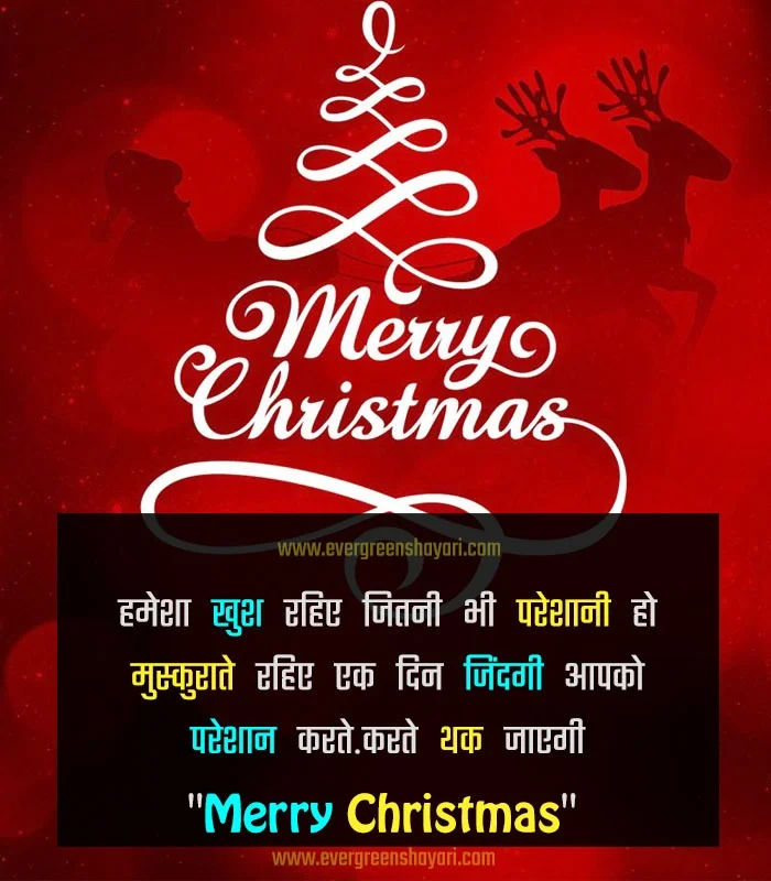 Merry Christmas Wishes 2023 - Christmas Wishes in Hindi 2 Christmas Wishes in Hindi