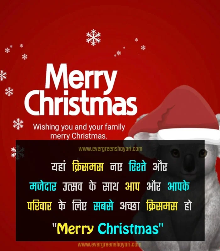 Merry Christmas Wishes 2023 - Christmas Wishes in Hindi 27 Shubhkamnayen Christmas ki
