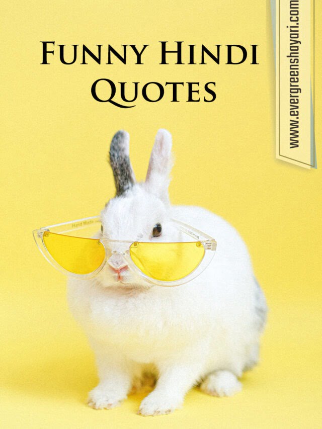 Funny Hindi Quotes – Evergreen Shayari in Hindi