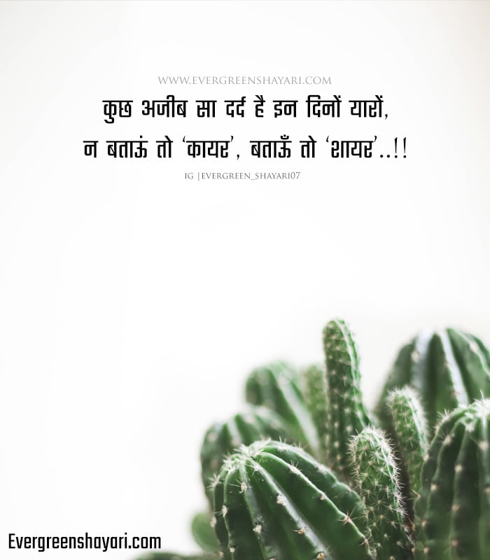 Best Sad Quotes in Hindi | 2 Line Sad Shayari in Short Images 55 Pain Shayari in Hindi
