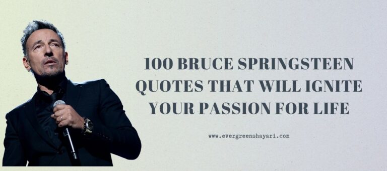 Bruce Springsteen Quotes