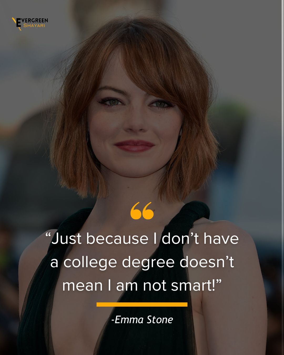 23 Famous Actress Emma Stone Quotes & Saying - Evergreen Shayari ...